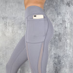 Mesh yoga pants
