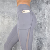 Mesh yoga pants