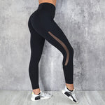 Mesh yoga pants