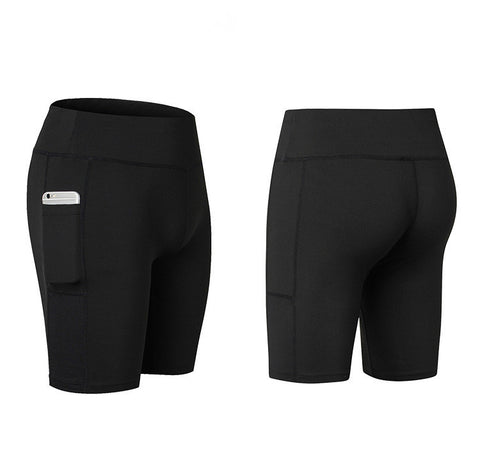 Elastic Fitness Yoga Shorts