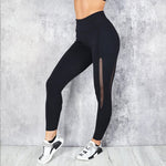 Mesh yoga pants